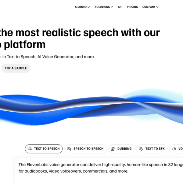 elevenlabs.io(목소리 AI)